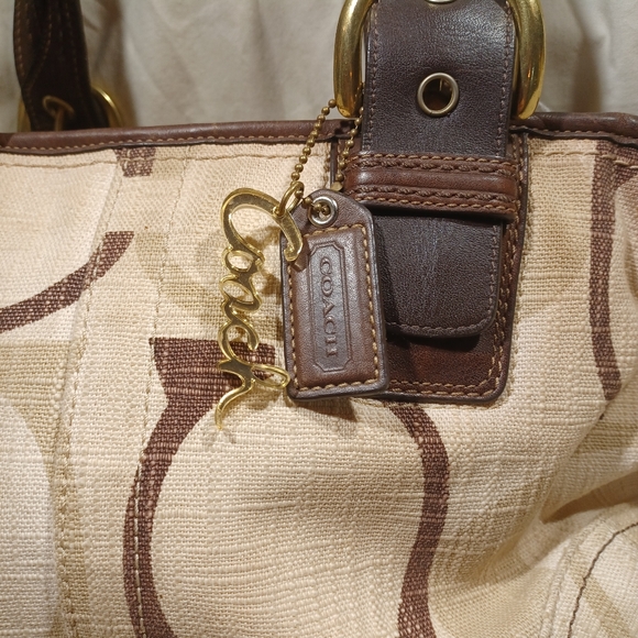Coach canvas shoulder bag - Picture 4 of 11